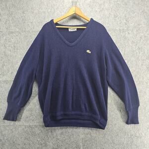 1960s IZOD LACOSTE WOOL V NECK ‎ SWEATER